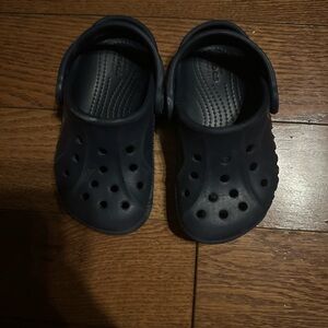 CROCS Kids Navy Blue slide on shoes